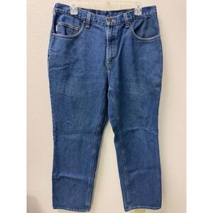 Carhartt‎ Relaxed Fit Jeans Mens 34x30 Blue Denim Workwear Pants